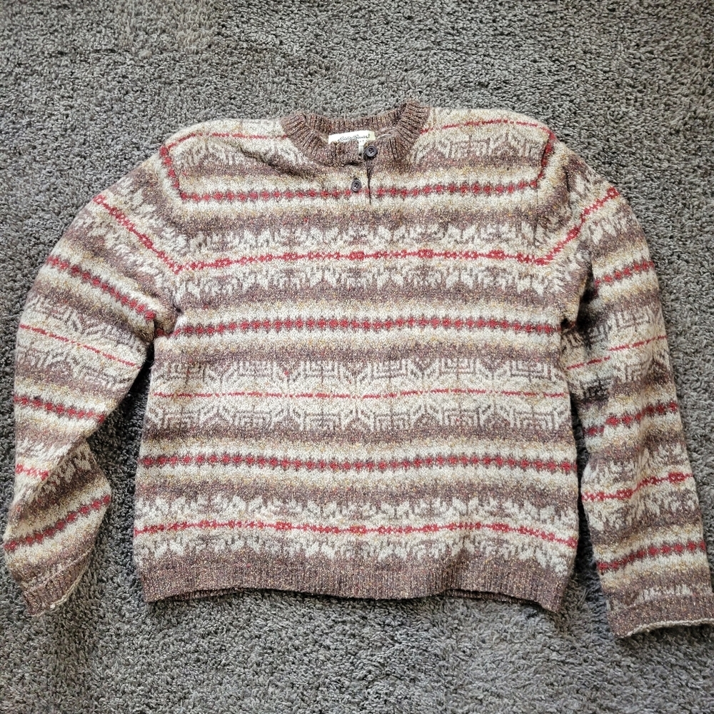 Vintage Silk and Wool Sweater Eddie Bauer Woman's Size Small